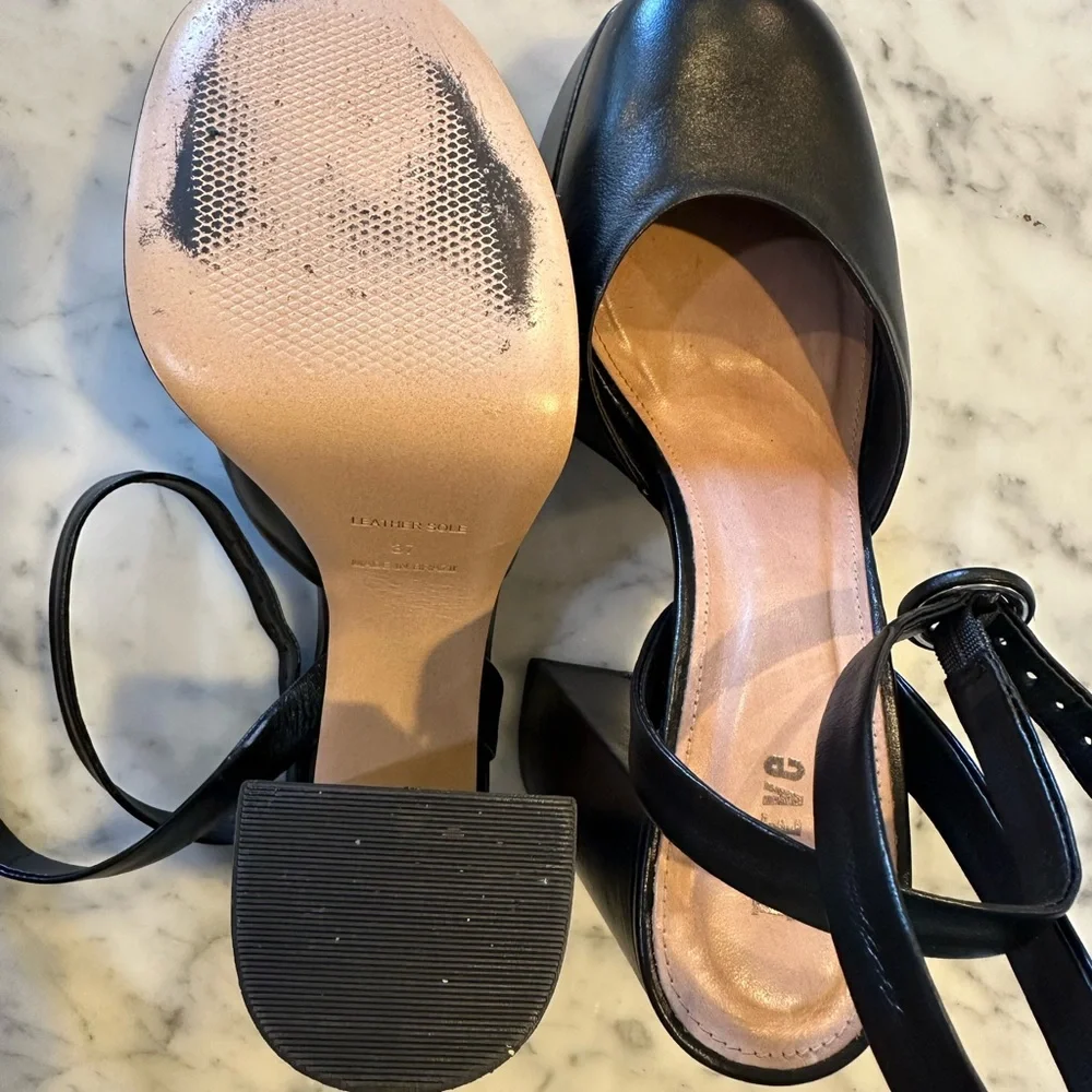 Maeve Black Platform Shoes From Anthropologie - Picture 3 of 3
